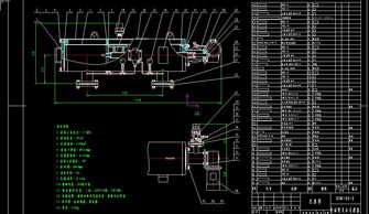 全自動(dòng)環(huán)保水處理設(shè)備CAD圖紙全集 過濾器型號(hào)詳解